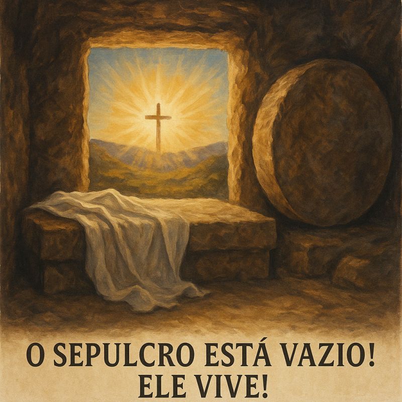 A Pedra Foi Removida. Cristo Ressuscitou!